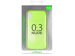 Etui PURO 0.3 Nude Apple iPhone X/Xs Fluo Green