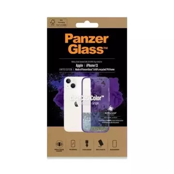 Etui PanzerGlass ClearCase do iPhone 13 6.1" Antibacterial Military grade Grape 0332