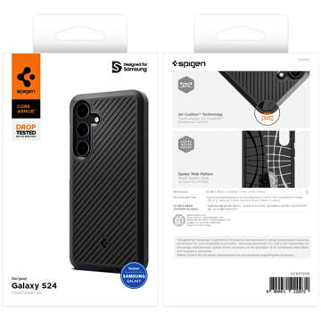 Etui Spigen Core Armor do Samsung Galaxy S24 Matte Black