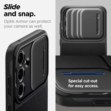 Etui Spigen Optik Armor do Samsung Galaxy A55 5G Black