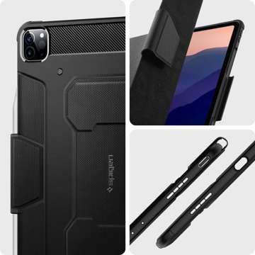 Etui Spigen Rugged Armor PRO Pencil do Apple iPad Pro 12.9 2021 Black