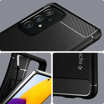 Etui Spigen Rugged Armor do Samsung Galaxy A52s/ A52 LTE/ 5G Matte Black