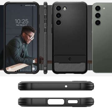 Etui Spigen Rugged Armor do Samsung Galaxy S23 Matte Black