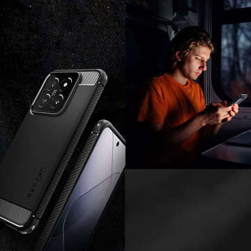 Etui Spigen Rugged Armor do Xiaomi 14 Matte Black