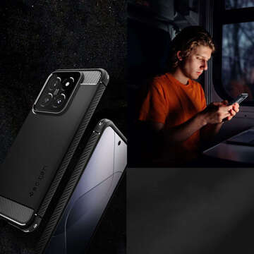 Etui Spigen Rugged Armor do Xiaomi 14 Matte Black