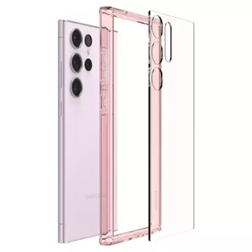 Etui Spigen Ultra Hybrid do Samsung Galaxy S23 Ultra Rose Crystal