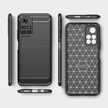 Etui TPUcarbon do Xiaomi Redmi Note 11S 5G / Poco M4 Pro 5G Black