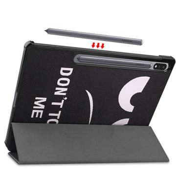 Etui na tablet Alogy Book Cover do Samsung Galaxy Tab S7 Plus/ S8 Plus 12.4 T970/ T976B/ X800/ X806 Don't Touch Me