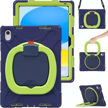 Etui na tablet X-Armor do Apple iPad 10.9 2022 NAVY/LIME