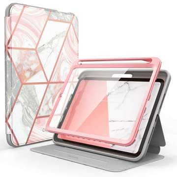 Etui na tablet do Apple iPad Mini 6 2021 Supcase Cosmo Full-body pencil Marble