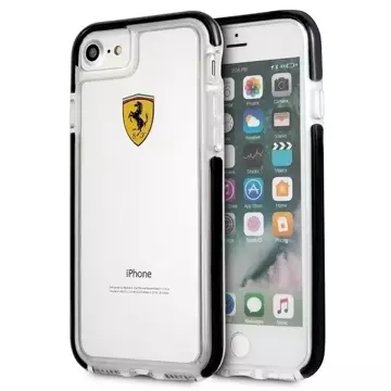 Etui na telefon Ferrari Hardcase iPhone 7/8 SE 2020 / SE 2022 Shockproof transparent black