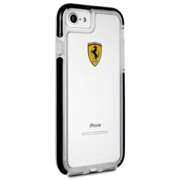 Etui na telefon Ferrari Hardcase iPhone 7/8 SE 2020 / SE 2022 Shockproof transparent black