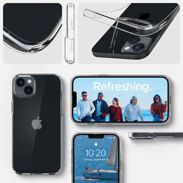 Etui obudowa case Spigen Liquid Crystal do Apple iPhone 14 Crystal Clear