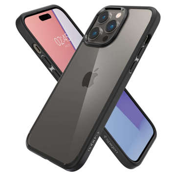 Etui obudowa case Spigen Ultra Hybrid do Apple iPhone 14 Pro Matte Black