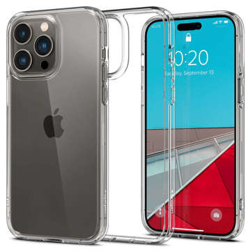 Etui obudowa case Spigen Ultra Hybrid do Apple iPhone 14 Pro Max Crystal Clear