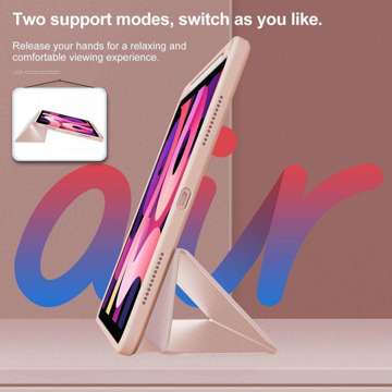 Etui ochronne Infiland Crystal Case Pencil do Apple iPad Air 4 2020 Pink