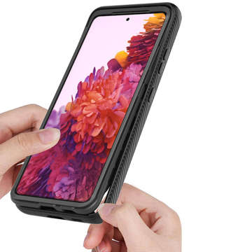 "Etui pancerne Alogy Defense360 Pro   Screen Protector do Samsung Galaxy S23  Plus Black"