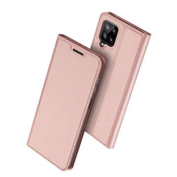 Etui portfel DuxDucis SkinPro do Samsung Galaxy A22 / M22 4G/LTE Rose Gold