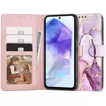 Etui portfel Wallet de Samsung Galaxy A55 5G Marble