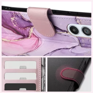 Etui portfel Wallet de Samsung Galaxy A55 5G Marble