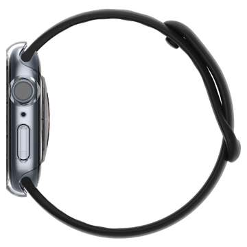 Etui ramka do smartwatcha Spigen Thin Fit do Apple Watch 7 45mm Crystal Clear