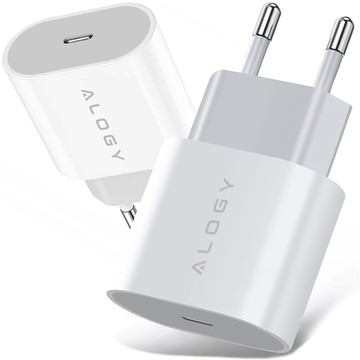 Fast Powerful 35W USB-C USB Type C PD GaN Wall Charger for iPhone Alogy White