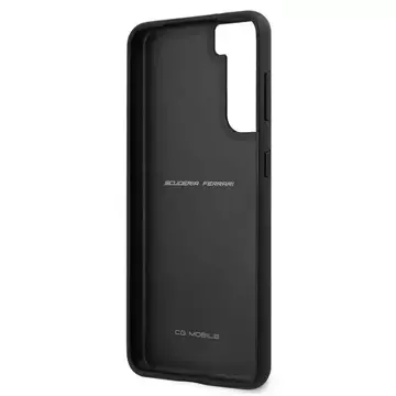 Ferrari Hardcase Phone Case for Samsung Galaxy S21 black/black hardcase Off Track Leather Nylon Stripe