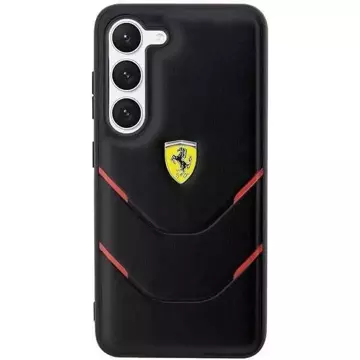 Ferrari case for Samsung Galasy S23 Plus HardCase Hot Stamp Lines black