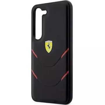 Ferrari case for Samsung Galasy S23 Plus HardCase Hot Stamp Lines black