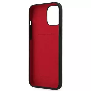 Ferrari iPhone 12 Pro Max 6.7" case black/black hardcase On Track Silicone