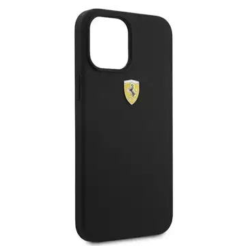 Ferrari iPhone 12 Pro Max 6.7" case black/black hardcase On Track Silicone