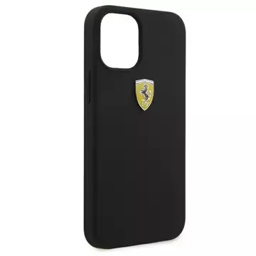 Ferrari iPhone 12 mini 5.4" case black/black hardcase On Track Silicone