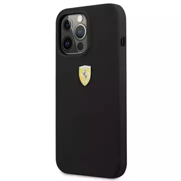 Ferrari iPhone 13 Pro Max 6.7" case black/black hardcase Silicone