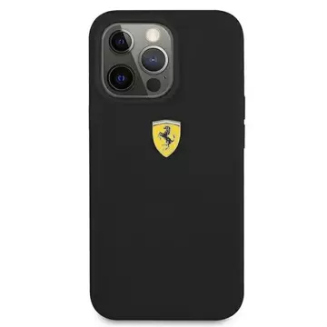 Ferrari iPhone 13 Pro Max 6.7" case black/black hardcase Silicone