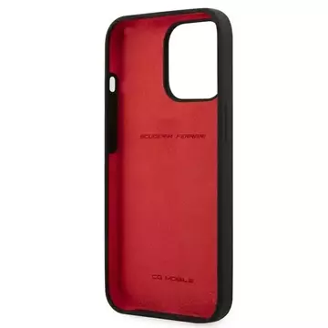 Ferrari iPhone 13 Pro Max 6.7" case black/black hardcase Silicone