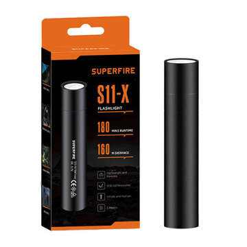 Flashlight Superfire S11-X, 700lm, USB