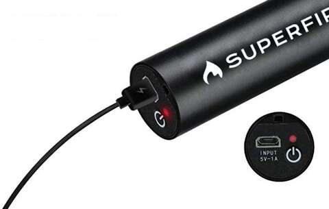 Flashlight Superfire S11-X, 700lm, USB