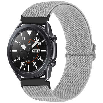 Flexible Strap Universal Nylon Alogy Nylon Smartwatch Band 22mm Grey