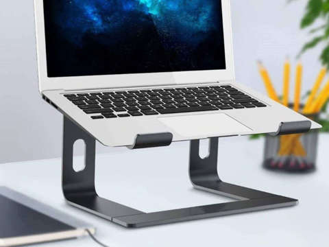 Folding laptop stand Alogy portable desk Black