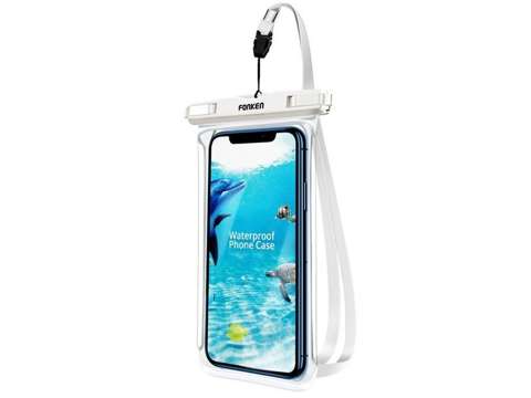 Fonken waterproof case universal IPX8 up to 6.5" White