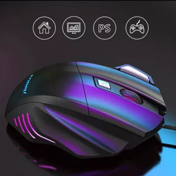 Forev FV-X7 Wired Gaming Mouse with LED Backlight