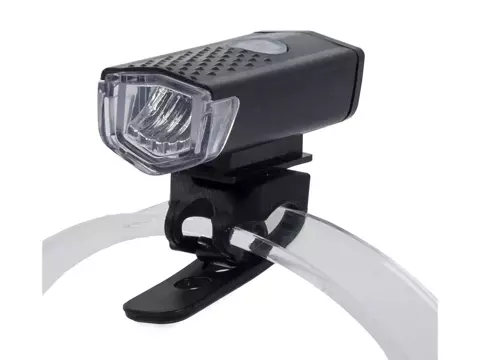 Front bicycle light LED torch Lamp for the front of the bicycle Black