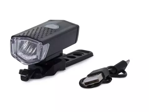 Front bicycle light LED torch Lamp for the front of the bicycle Black