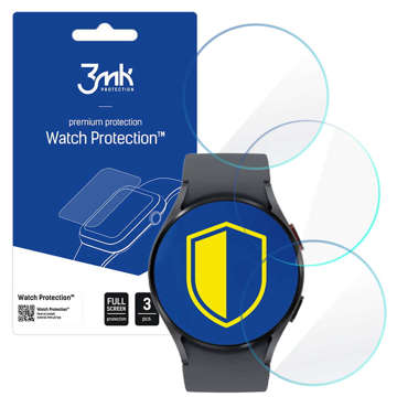 Glass Film Screen Protector x3 3mk Watch Protection Cover for Samsung Galaxy Watch 5 40mm