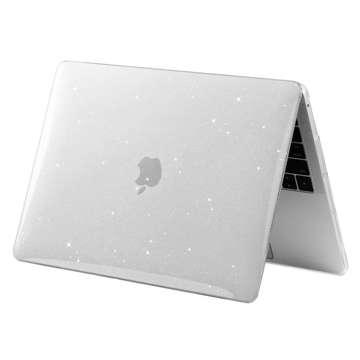 Glitter Clear Shell Case for Macbook Air 13 2018-2020 Glitter Clear