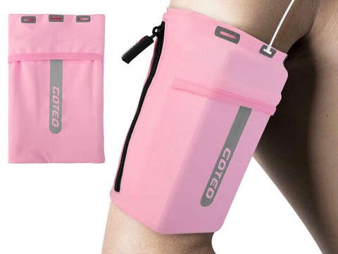 Goteo armband sport armband case for phone L Pink