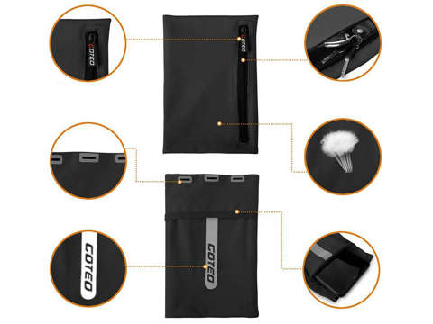 Goteo armband sports armband case for phone L Black