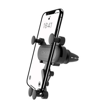 Gravity holder for the car Car holder XO C41 for the smartphone to the grille Black