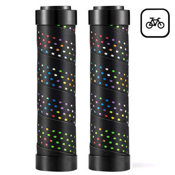 Grips Bicycle Grips RockBros BTCR-BKC handlebar grips black with wrap