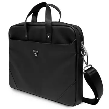 Guess Bag GUCB15PSATLK 16" black/black Saffiano Triangle Logo